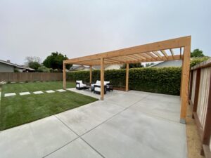 custom home builds on the central coast, central coast contractors, backyard remodel
