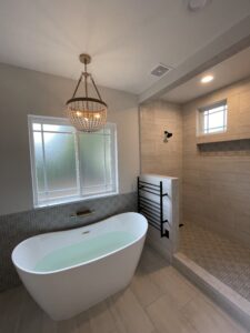 bathroom remodel, deep tub bathroom, bathroom luxury remodel, luxury bathroom